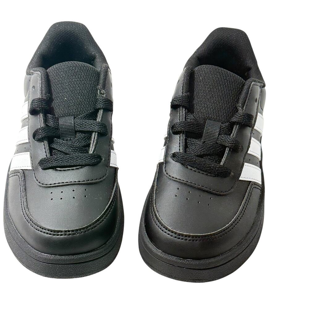 Adidas Black Breaknet 2.0K Tennis Youth Shoes Sneakers SZ/12.5 - Picture 8 of 13